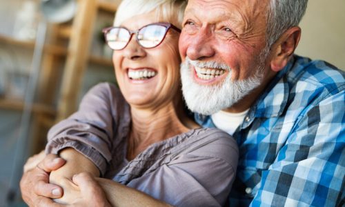 Elderly,Couple,In,Love.,Senior,Husband,And,Wife,Hugging,And